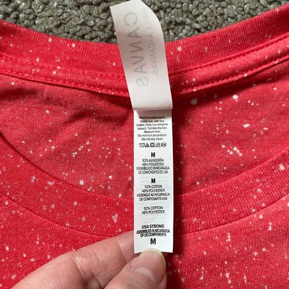 Bella Canvas NWT “Wild and Free” Red, Speckled 4th of July t-shirt - Picture 5 of 6